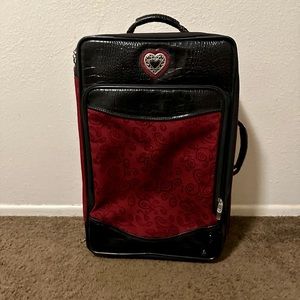 Vintage Brighton Ruby Red Jacquard Black Leather
Luggage piece